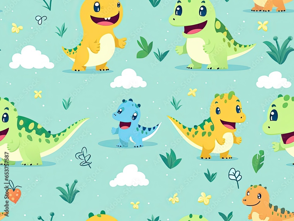 cute dinosaur pattern cute dinosaur pattern