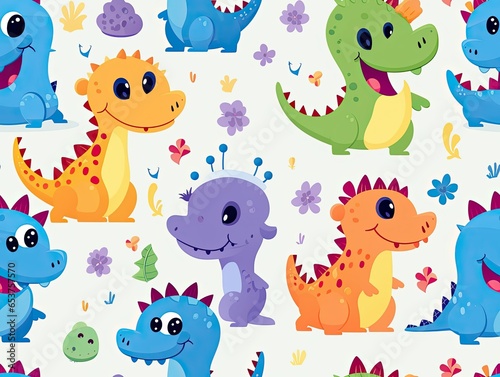 cute dinosaur pattern