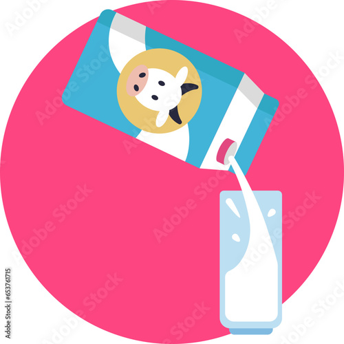 Capture the essence of farm-fresh goodness with this detailed milk bottle illustration. Use it to convey the purity and quality of your dairy products or farm-related content.