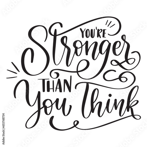 you're stronger than you think 