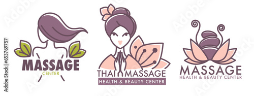Massage health and beauty center, thai culture