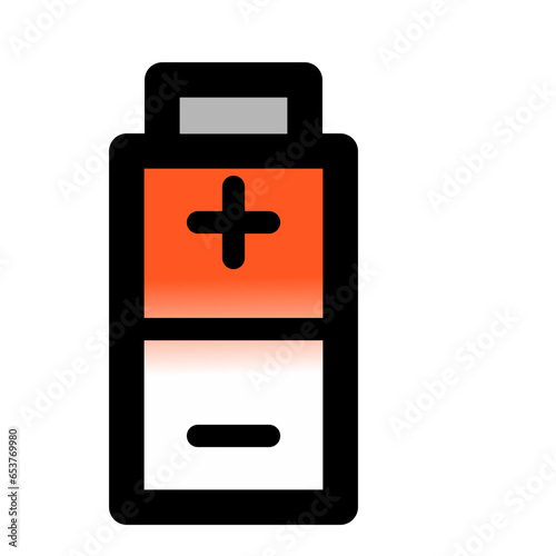 Red battery icon