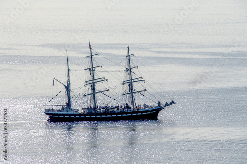 Départ du célèbre voilier trois mâts 