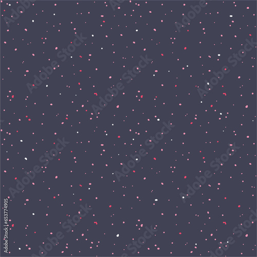 Stars in the night sky. Seamless space black background. Seamless hand-drawn pattern. 