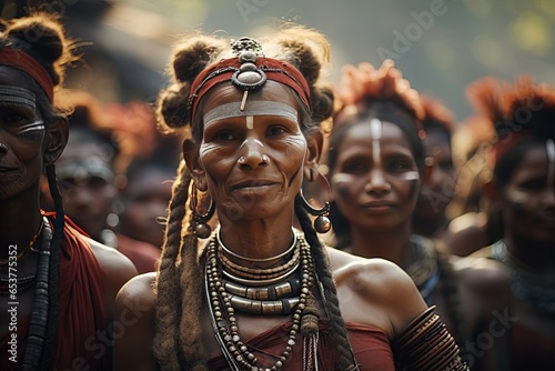 Indigenous people in India, representing the diverse cultures, traditions,Generated with AI © Chanwit
