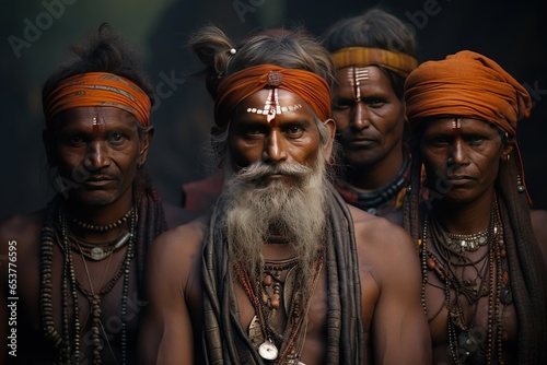 Indigenous people in India, representing the diverse cultures, traditions,Generated with AI