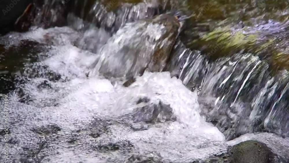 Splashing Water In the River Splashing Water In the River