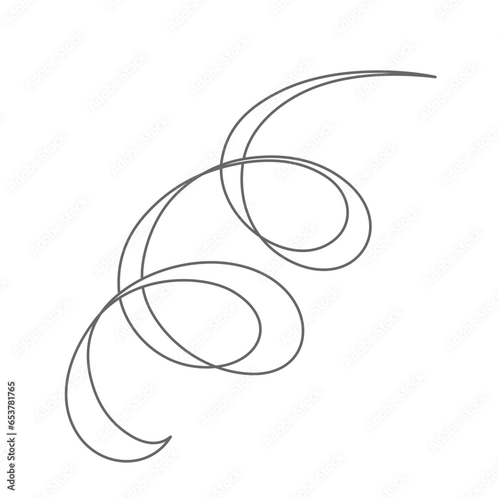 doodle ribbon confetti illustration drawing. birthday, party element vector doodle ribbon confetti illustration drawing. birthday, party element vector