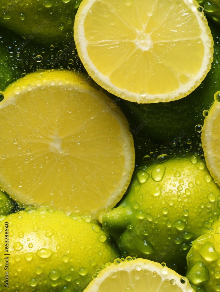 Seamless Lemon Background Seamless Lemon Background