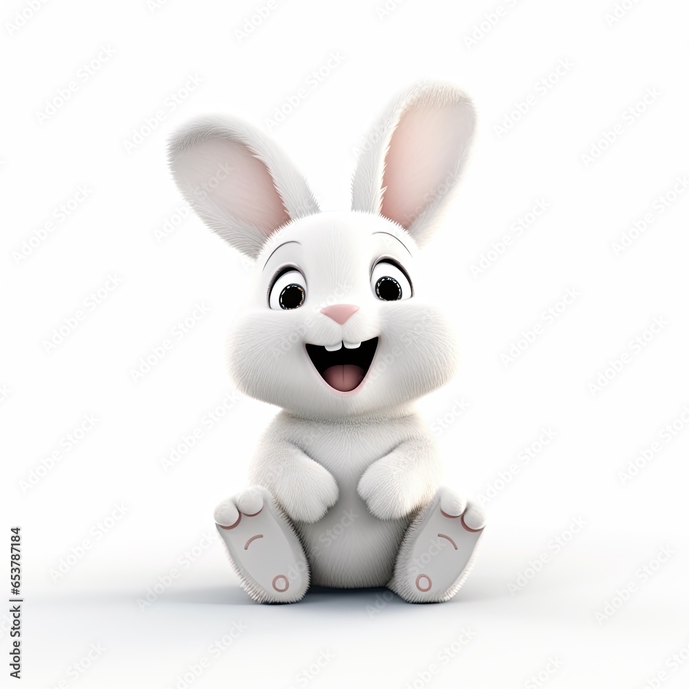Cute bunny rabbit cartoon character Cute bunny rabbit cartoon character