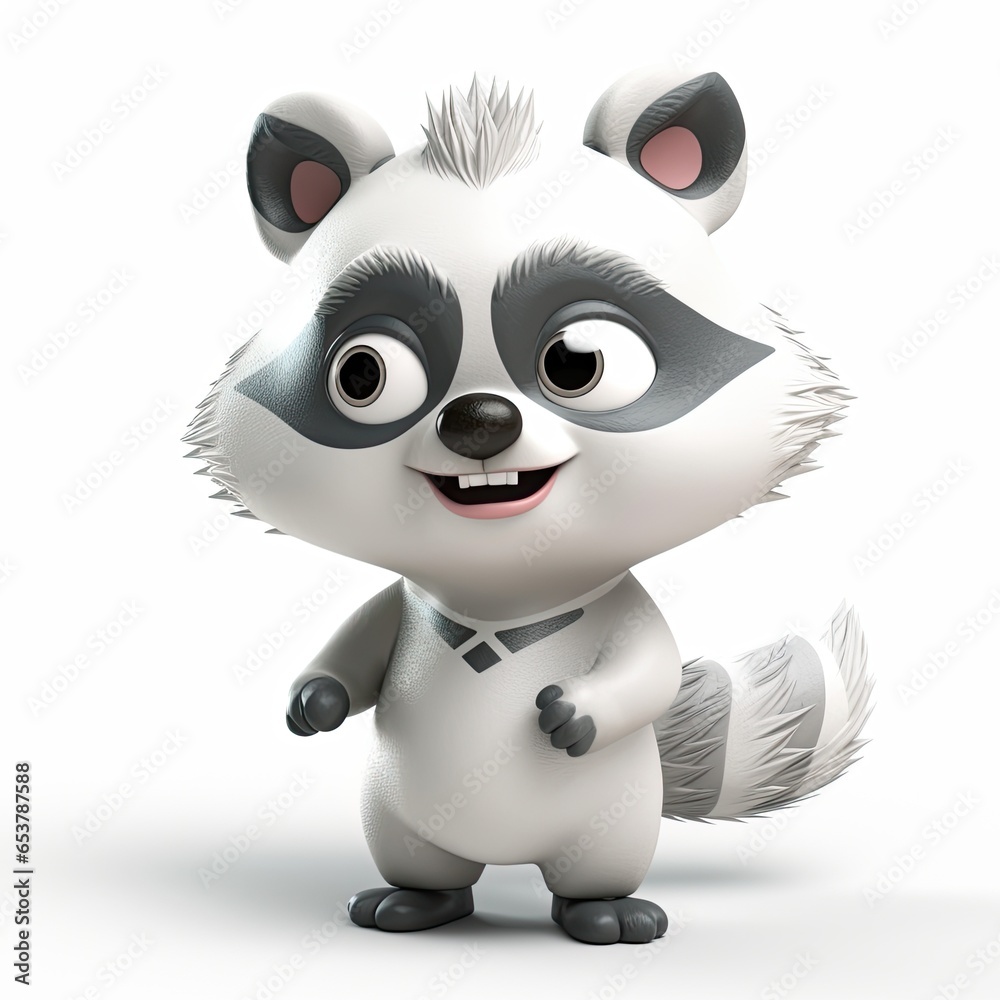 raccoon cartoon character