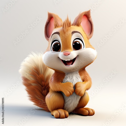 Squirrel cute character
