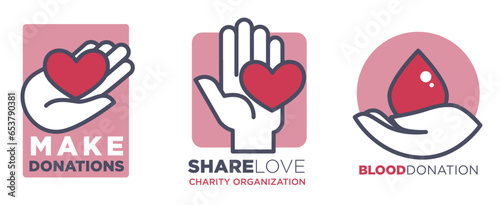 Make donation and share love, charity volunteering