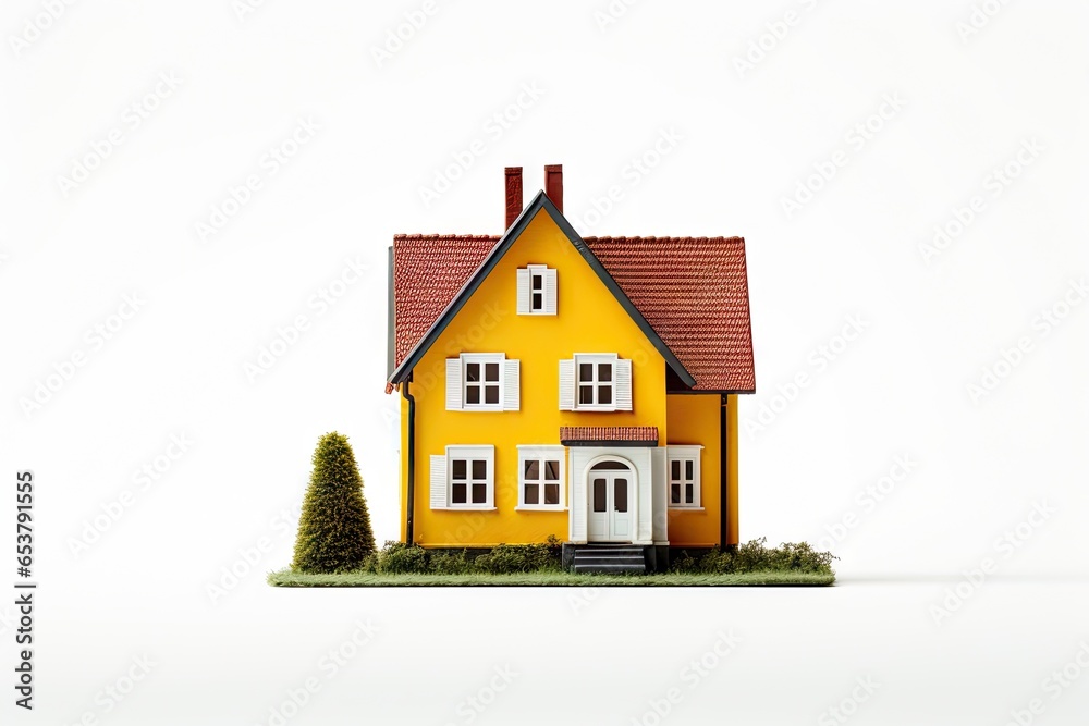Exploring real estate. Conceptual journey through miniature housing and property. Investment insights. Navigating miniature real estate market. Business of sales