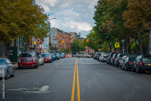 Fototapeta Naklejka Na Ścianę i Meble -  street in Brooklyn, New York, USA