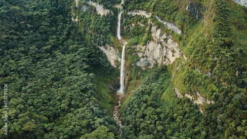 Ventanas de tisquizoque, cascadas ubicadas en el departamento de Santander Colombia photo