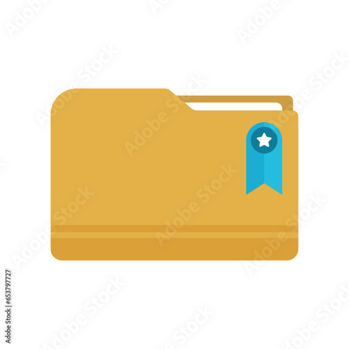 folder bookmark icon vector illustration