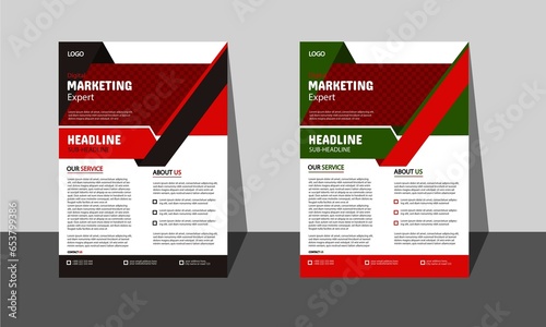 Modern Business flyer design.
