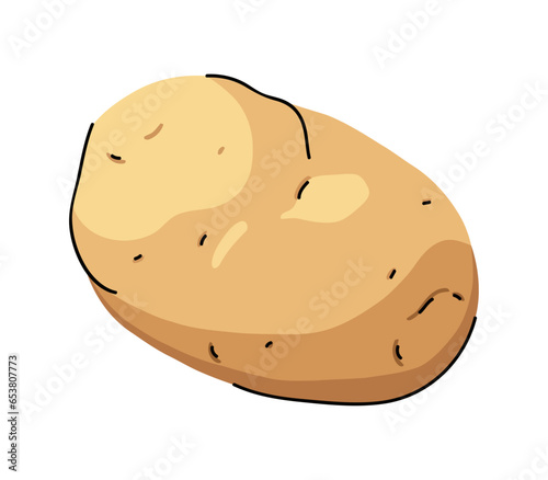 healthy potato illustration