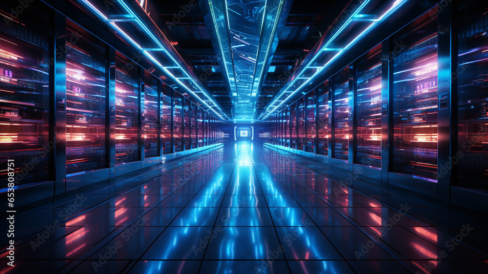 data center and internet technology concept with server room in background data center and internet technology concept with server room in background