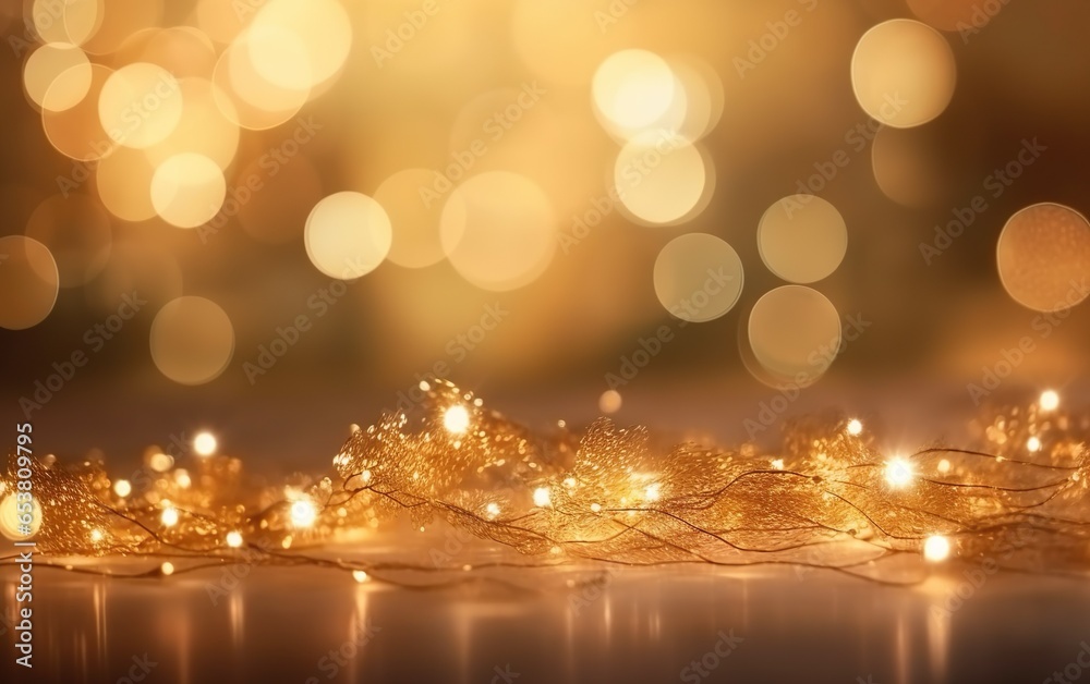 Christmas golden glowing background. Holiday abstract background Christmas golden glowing background. Holiday abstract background