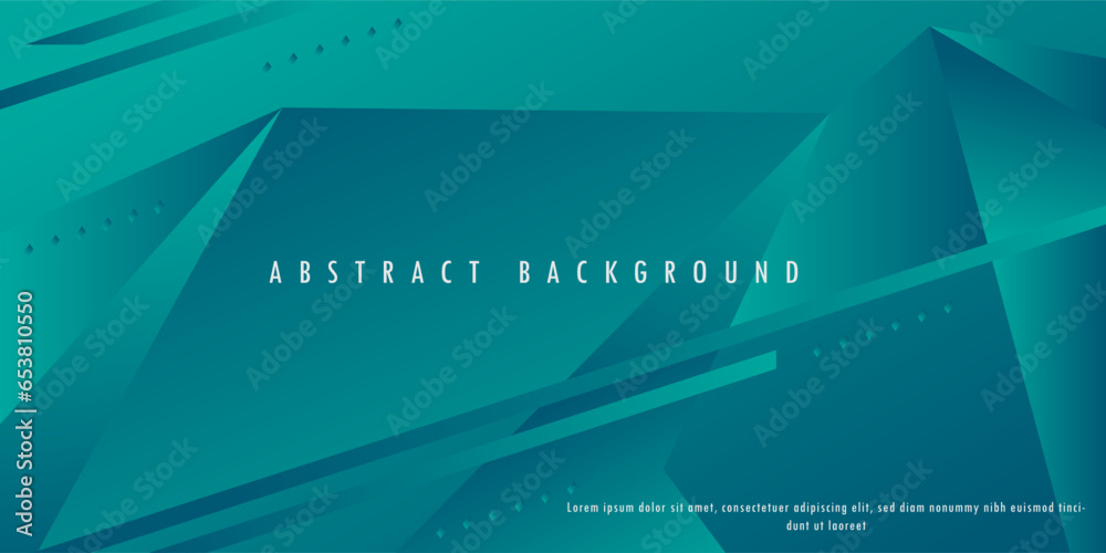 Abstract blue and green mix color background. Dynamic shapes ...