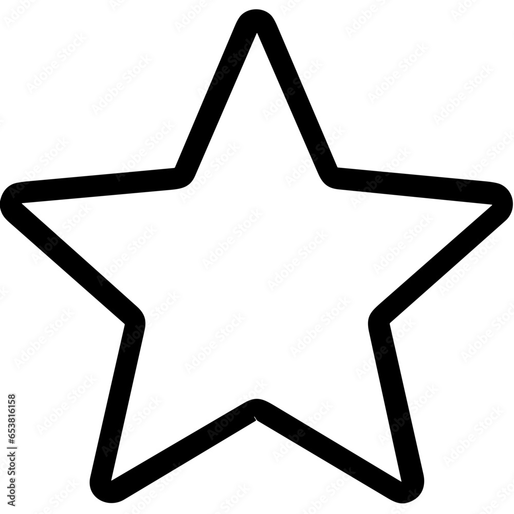 Star icon symbol vector image. Illustration of the review rating feedback design image - obrazy, fototapety, plakaty 