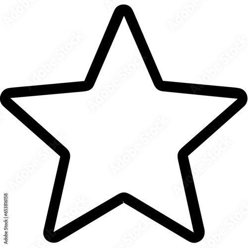 Star icon symbol vector image. Illustration of the review rating feedback design image