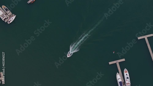 aerial view of Qingdao city china