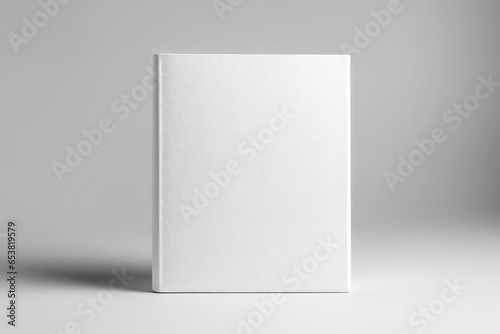 blank white book photo