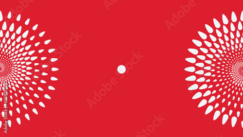 Abstract spiral dotted spinning background in minimalist style can make your project more stunning and futuristic. 