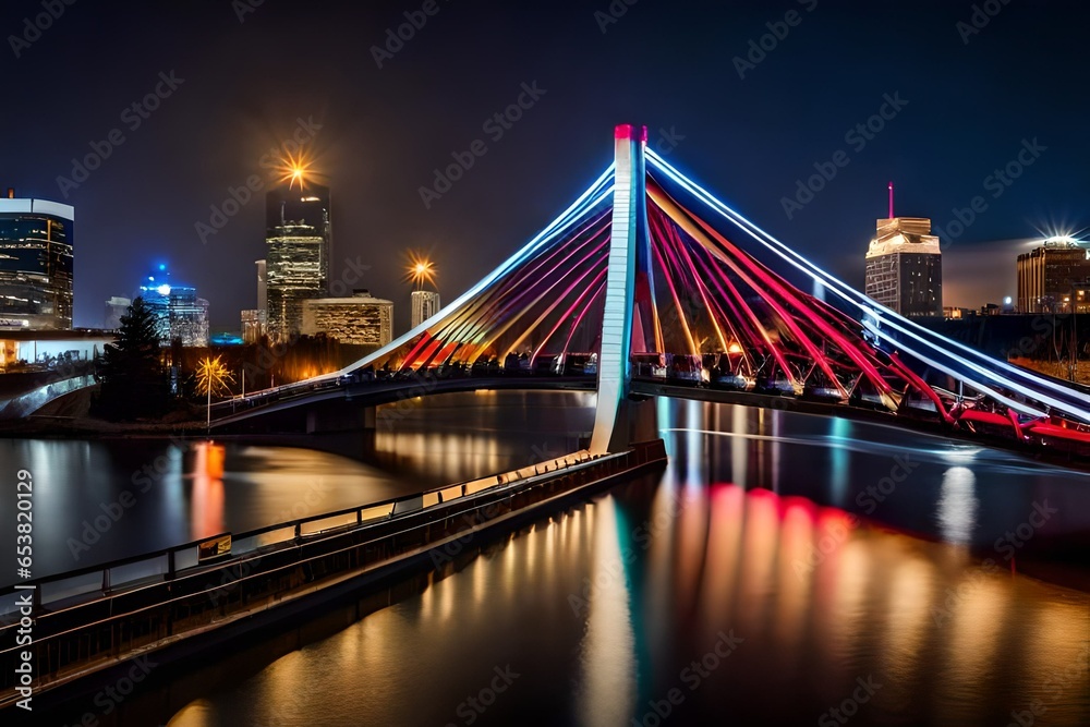 Obraz premium tower bridge at night