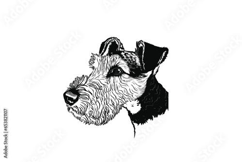 Airedale Terrier Delight: High-Quality Vector Art for Canine Enthusiasts