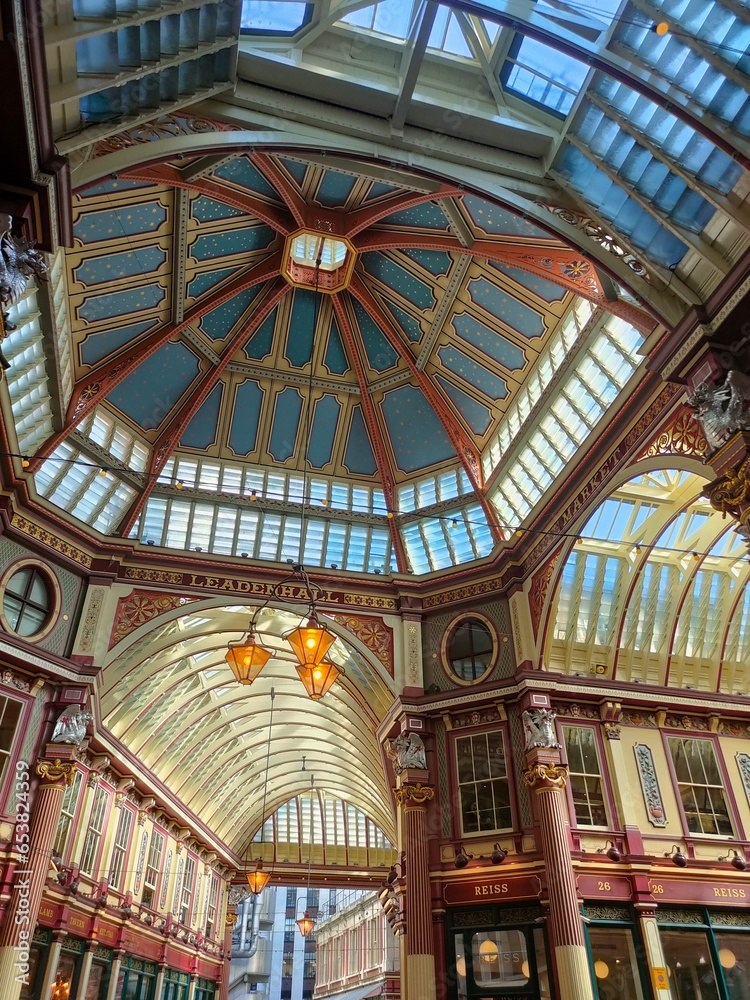Obraz premium interior of the market, in London, Leadenhall Market