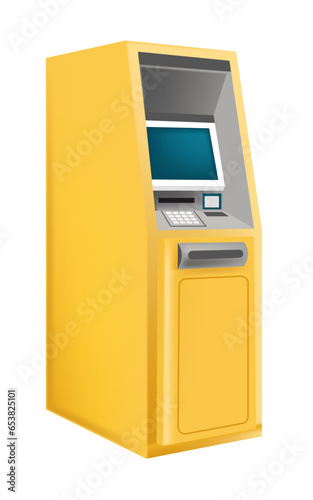 ATM automated teller machine, banking cashpoint