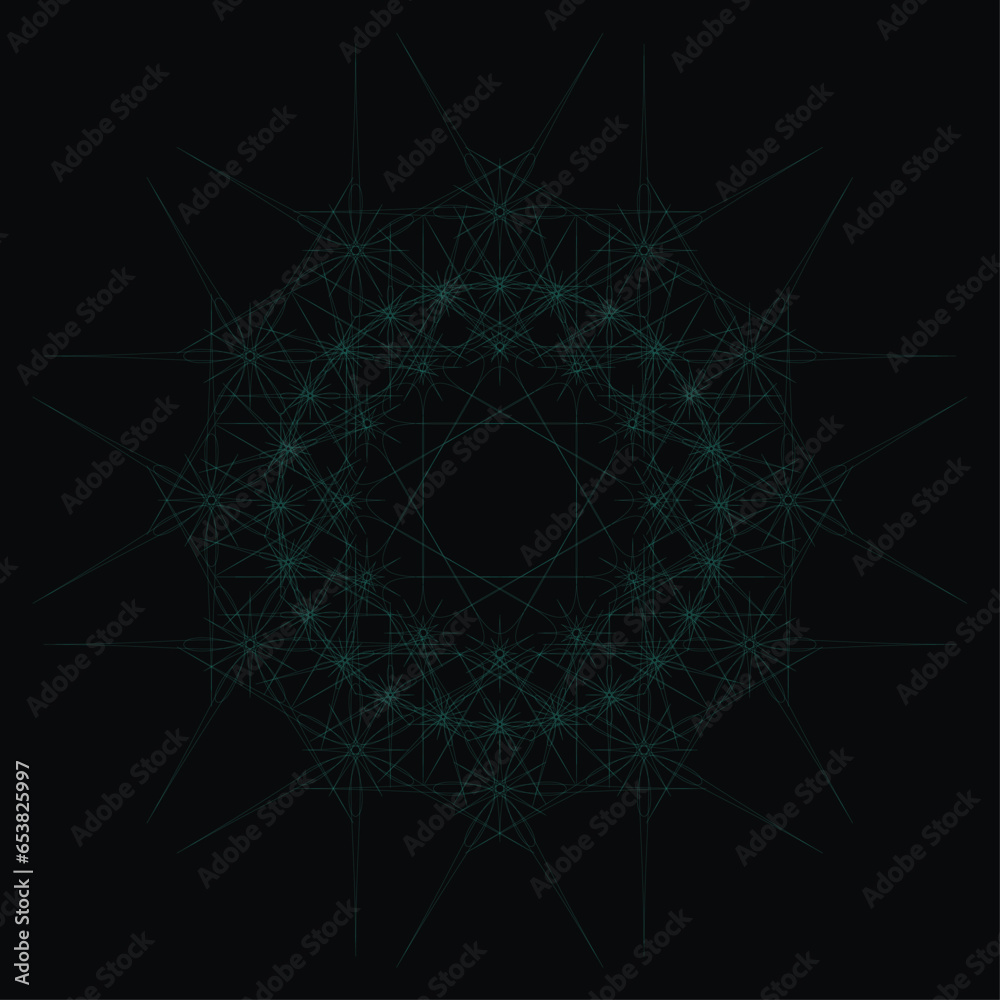 Abstract Linear Vector Shapes Abstract Linear Vector Shapes