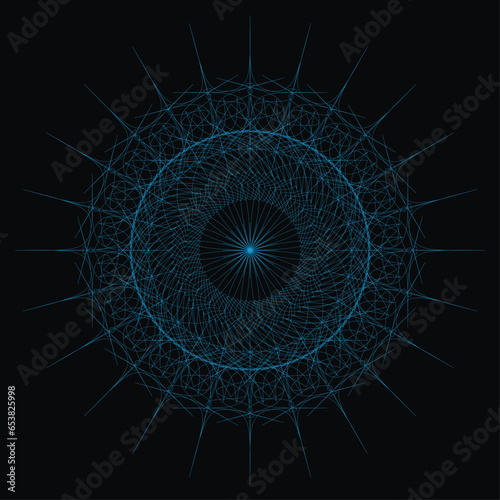 Abstract Linear Vector Shapes