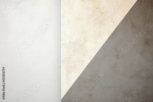 Cream and grey modern abstract background design featuring geometric triangle shapes  subtle gradient  captivating noise  and fine-grain texture   a visual symphony in harmonious abstraction