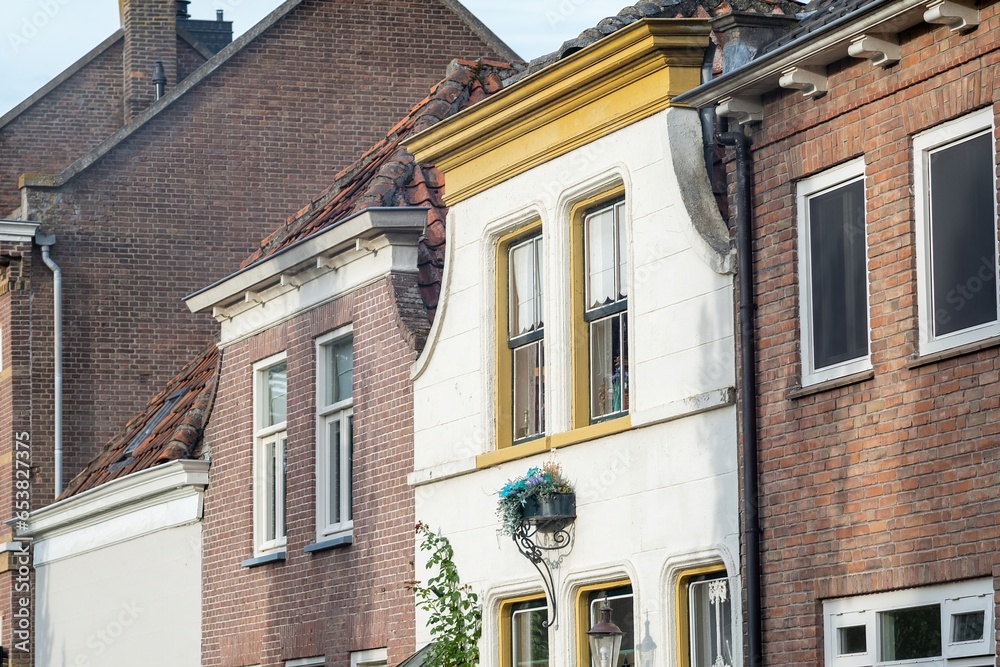 old dutch houses in the town