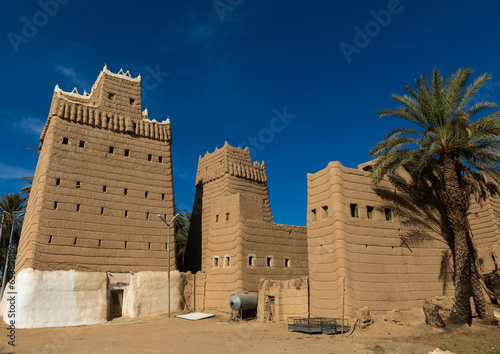 Traditional old mud houses, Najran Province, Najran, Saudi Arabia