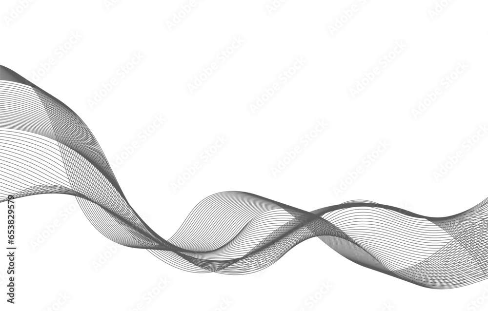 Abstract wave element for design. Digital frequency track equalizer. Stylized line art background. Vector illustration. Wave with lines created using blend tool. Curved wavy line, smooth stripe. Abstract wave element for design. Digital frequency track equalizer. Stylized line art background. Vector illustration. Wave with lines created using blend tool. Curved wavy line, smooth stripe.