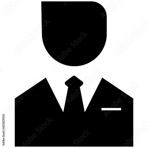 Icon of a person wearing a tie