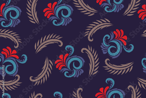 Ethnic abstract floral art. Seamless patterns in tribal and folk embroidery, for carpets, wallpaper, garments, wrapping, fabrics, coverings, textiles and more
