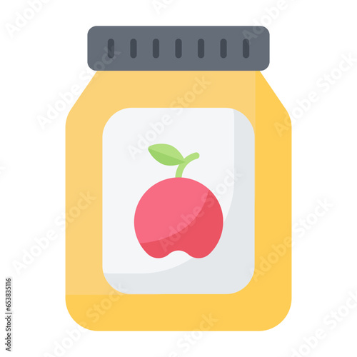 Baby Food Flat Icon