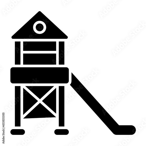 Play Ground Glyph Icon