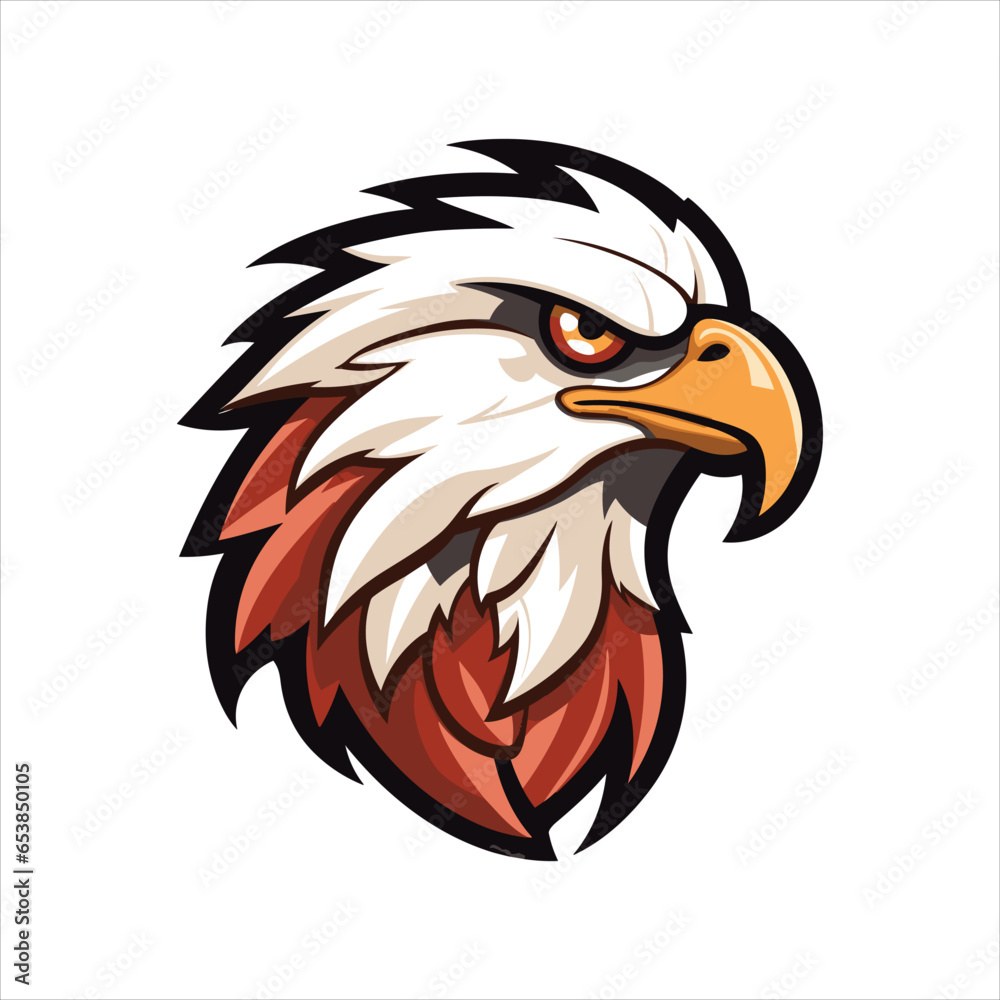 Naklejka premium vector eagle illustration