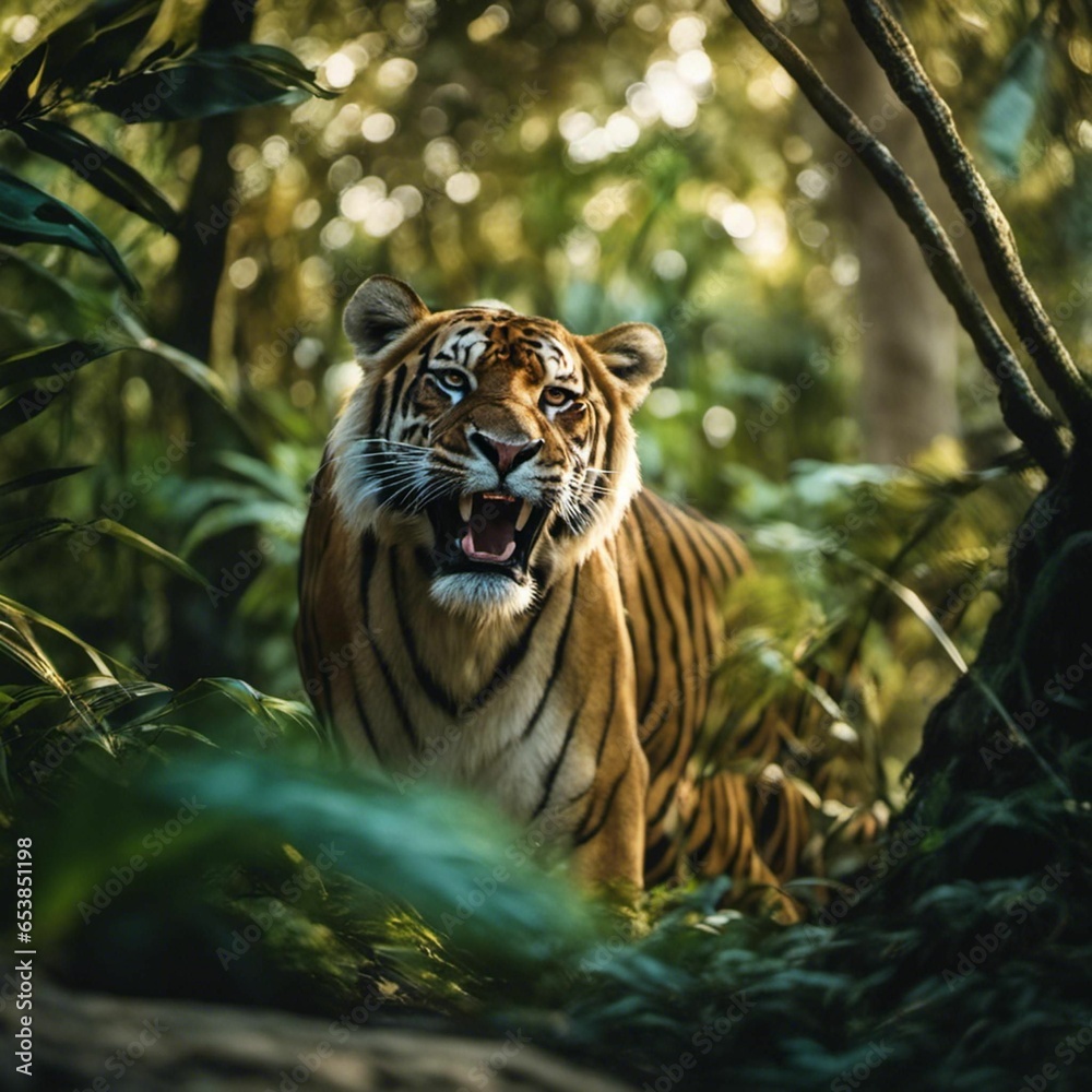 Obraz premium tiger in the wild