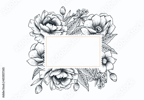 Flower logo, floral logo, flower hand drawn, flower illustration, set, pattern,watercolor, logo design