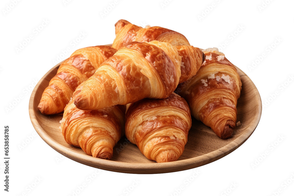croissants isolated on transparent background croissants isolated on transparent background