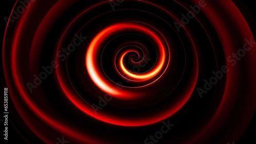 Spiral design on dark background